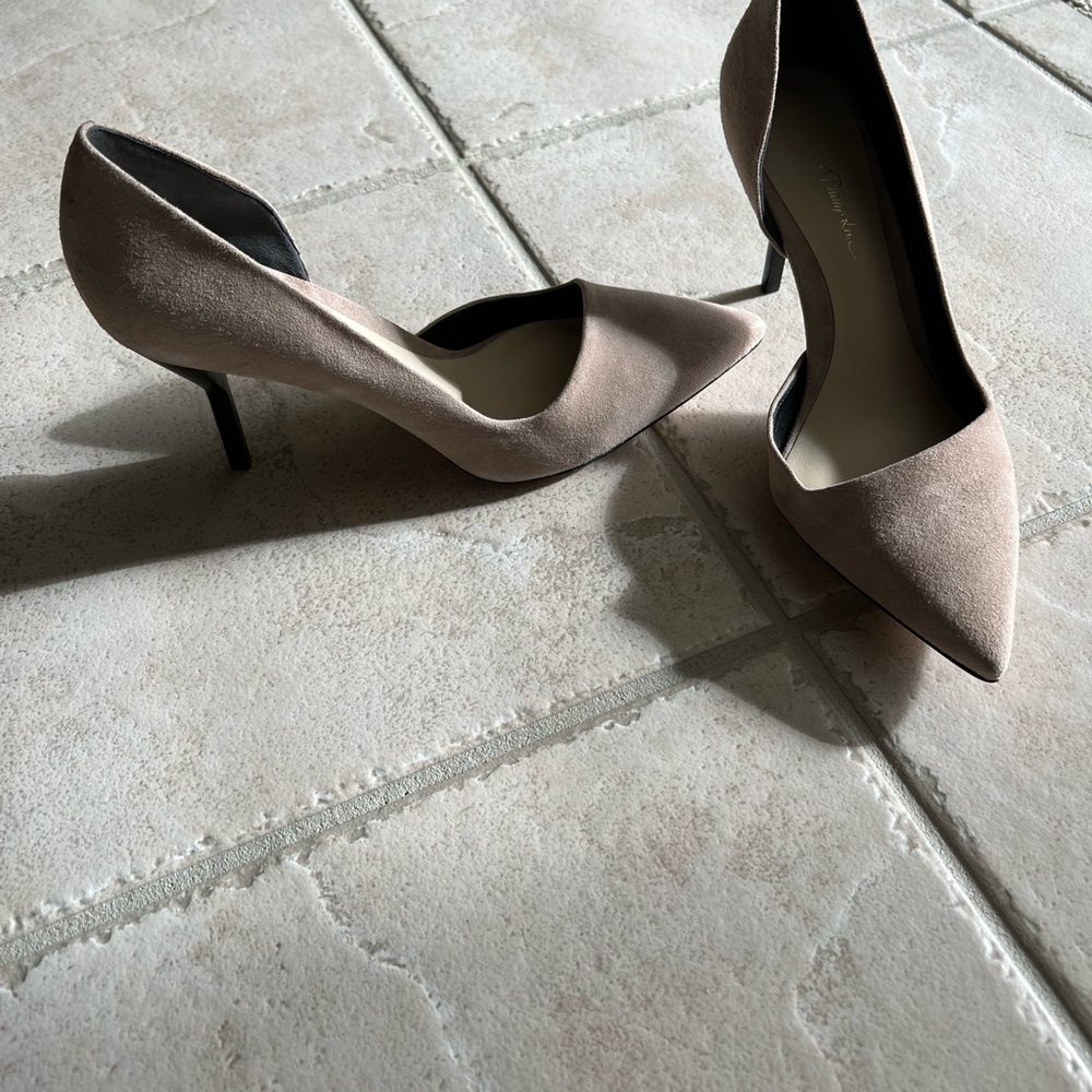 Phillip lim suede stiletto heels new with box and tag and dust bag size 37.5